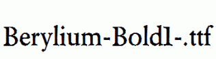 Berylium-Bold1-.ttf