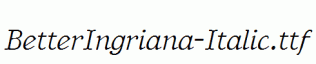 BetterIngriana-Italic.ttf