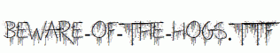 Beware-of-the-Hogs.ttf