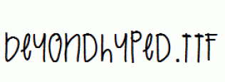 BeyondHyped.ttf