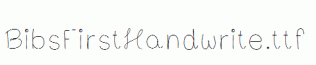 BibsFirstHandwrite.ttf