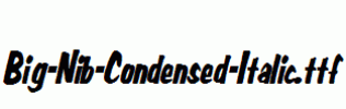 Big-Nib-Condensed-Italic.ttf