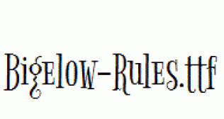 Bigelow-Rules.ttf