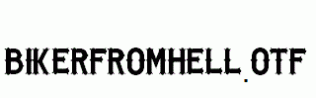 BikerFromHell.otf