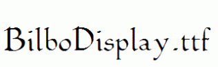 BilboDisplay.ttf