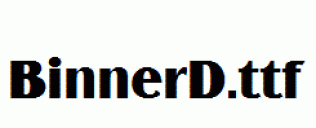 BinnerD.ttf