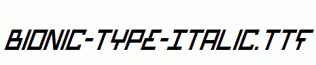 Bionic-Type-Italic.ttf