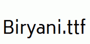 Biryani.ttf