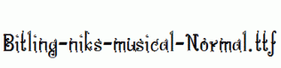 Bitling-niks-musical-Normal.ttf