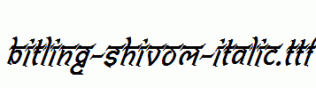 Bitling-shivom-Italic.ttf
