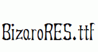 BizaroRES.ttf