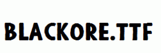 Blackore.ttf