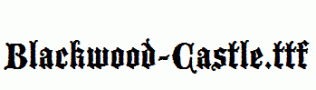 Blackwood-Castle.ttf