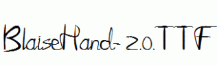 BlaiseHand-2.0.ttf