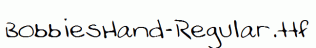 BobbiesHand-Regular.ttf