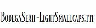 BodegaSerif-LightSmallcaps.ttf