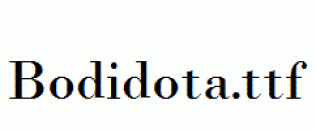 Bodidota.ttf