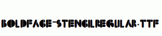 BoldFace-StencilRegular.ttf