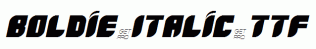 Boldie-Italic.ttf