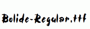 Bolide-Regular.ttf