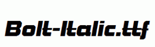 Bolt-Italic.ttf