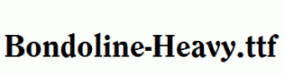 Bondoline-Heavy.ttf