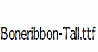 Boneribbon-Tall.ttf