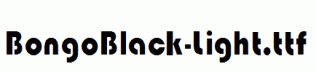 BongoBlack-Light.ttf