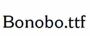 Bonobo.ttf