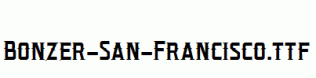 Bonzer-San-Francisco.ttf