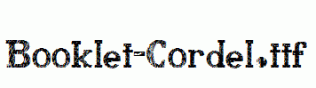 Booklet-Cordel.ttf