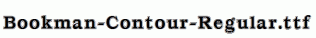 Bookman-Contour-Regular.ttf