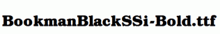 BookmanBlackSSi-Bold.ttf