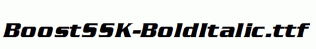 BoostSSK-BoldItalic.ttf