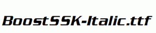 BoostSSK-Italic.ttf