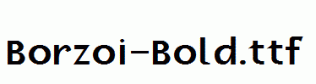 Borzoi-Bold.ttf