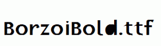 BorzoiBold.ttf
