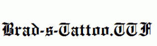 Brad-s-Tattoo.ttf