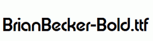 BrianBecker-Bold.ttf