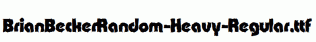 BrianBeckerRandom-Heavy-Regular.ttf