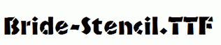 Bride-Stencil.ttf