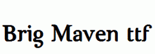 Brig-Maven.ttf