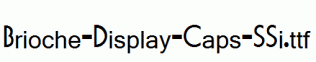 Brioche-Display-Caps-SSi.ttf