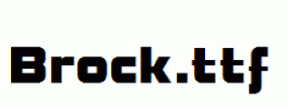 Brock.ttf