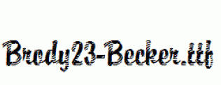 Brody23-Becker.ttf
