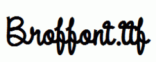 Broffont.ttf