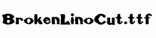 BrokenLinoCut.ttf