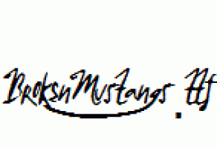 BrokenMustangs.ttf