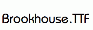 Brookhouse.ttf