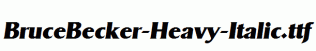 BruceBecker-Heavy-Italic.ttf